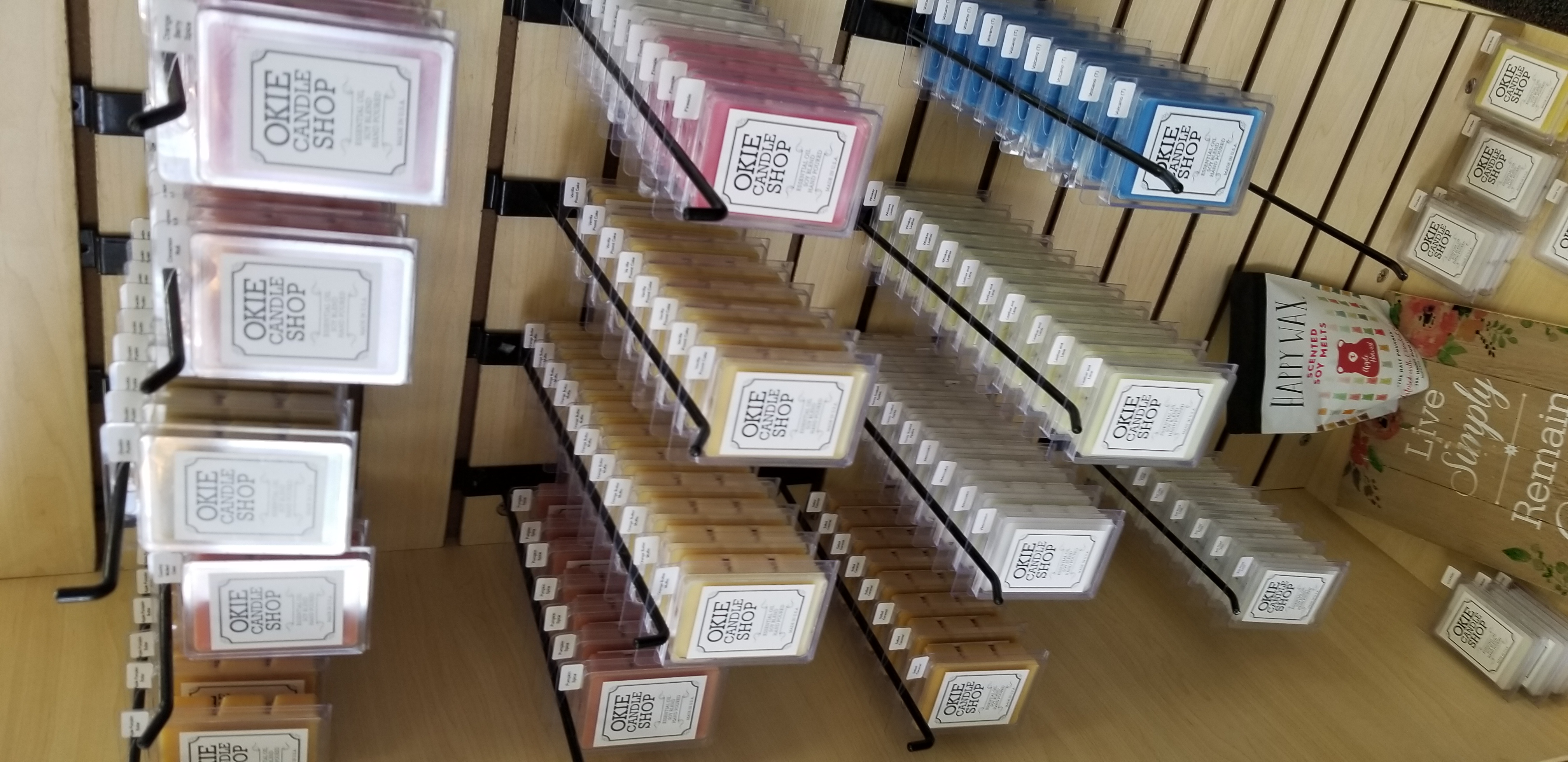 Image of Okie Candle Shop Wax Melts on Wire Hanger
